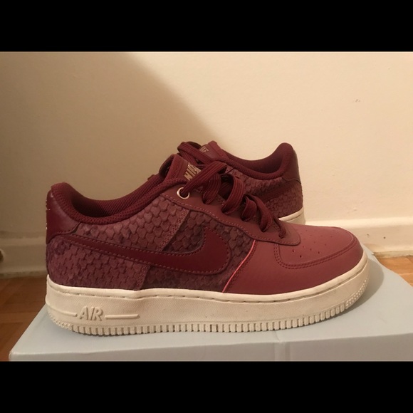 dark red air force 1